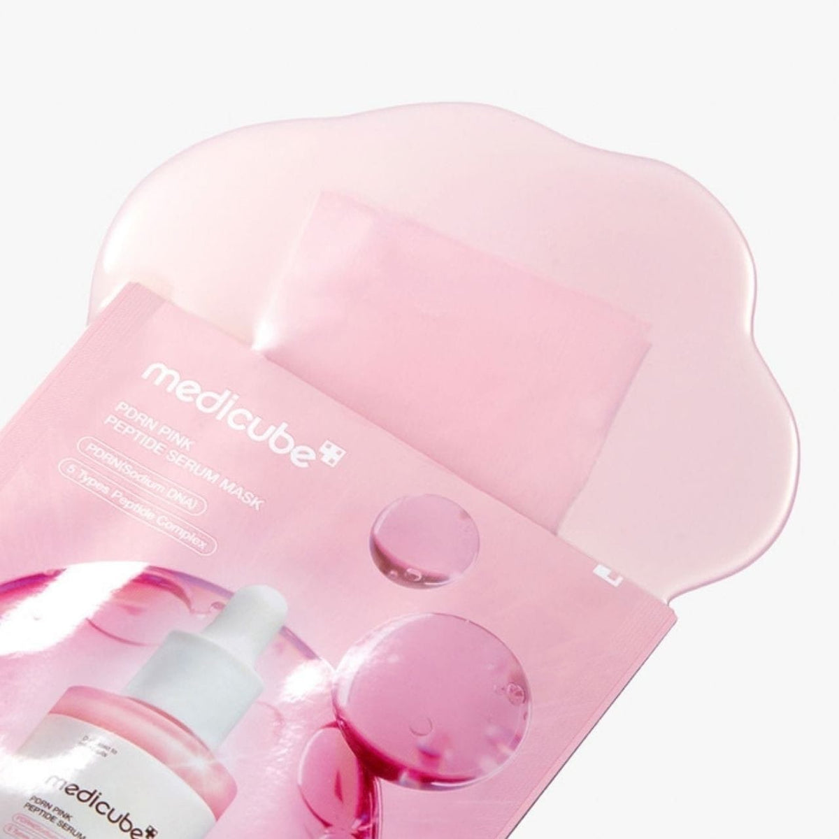 Maschera in tessuto Medicube PDRN Pink Peptide Serum - 6 fogli