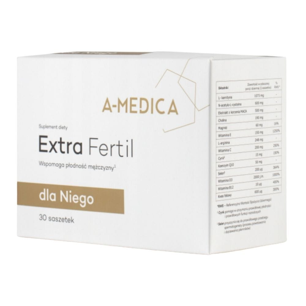 A-Medica Extra Fertil, Blackcurrant - 30 Sachets
