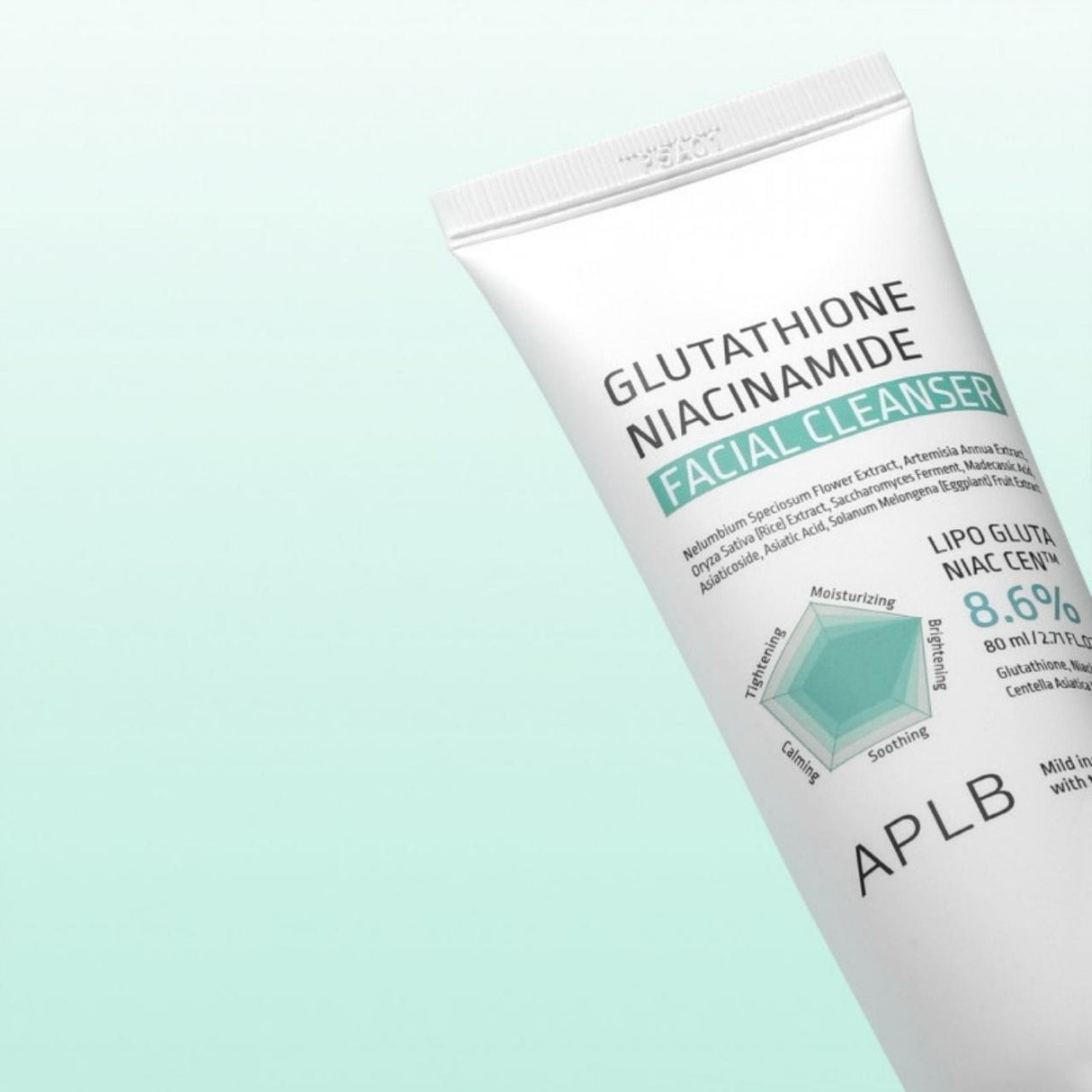 APLB Gentle Facial Gel with Glutathione and Niacinamide - 80 ml