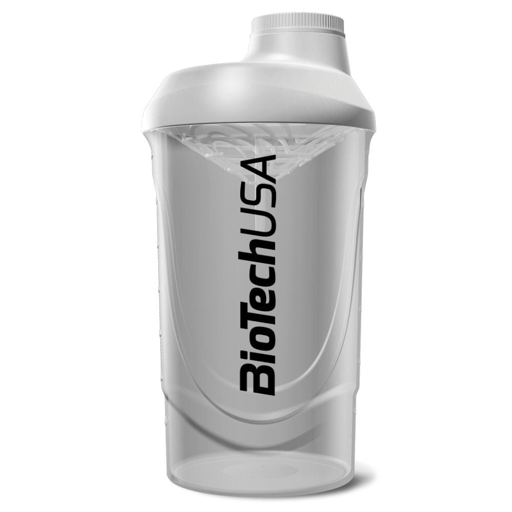 BioTech USA Shaker Wave, Transparent - 600 ml