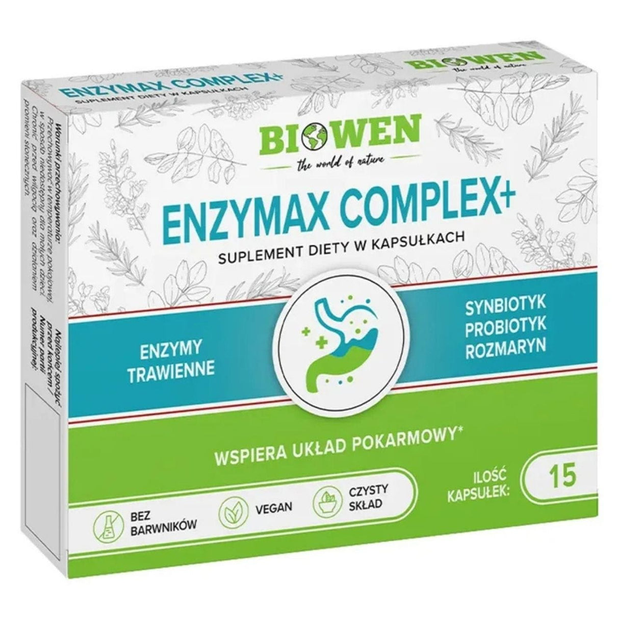 Biowen Enzymax Complex+ - 15 Capsules
