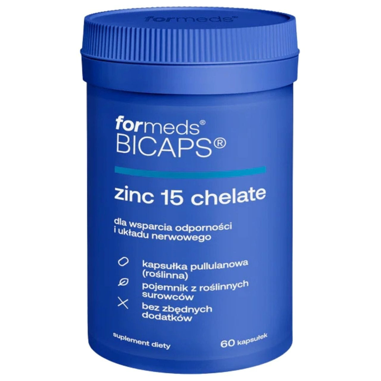 Formeds BICAPS Zinc 15 Chelate - 60 Capsules