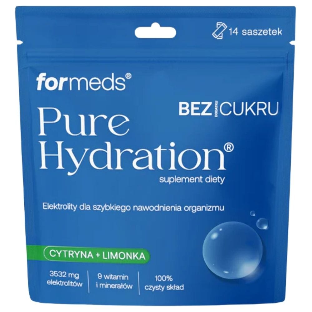 Formeds Pure Hydration Electrolytes, Lemon + Lime - 14 Sachets