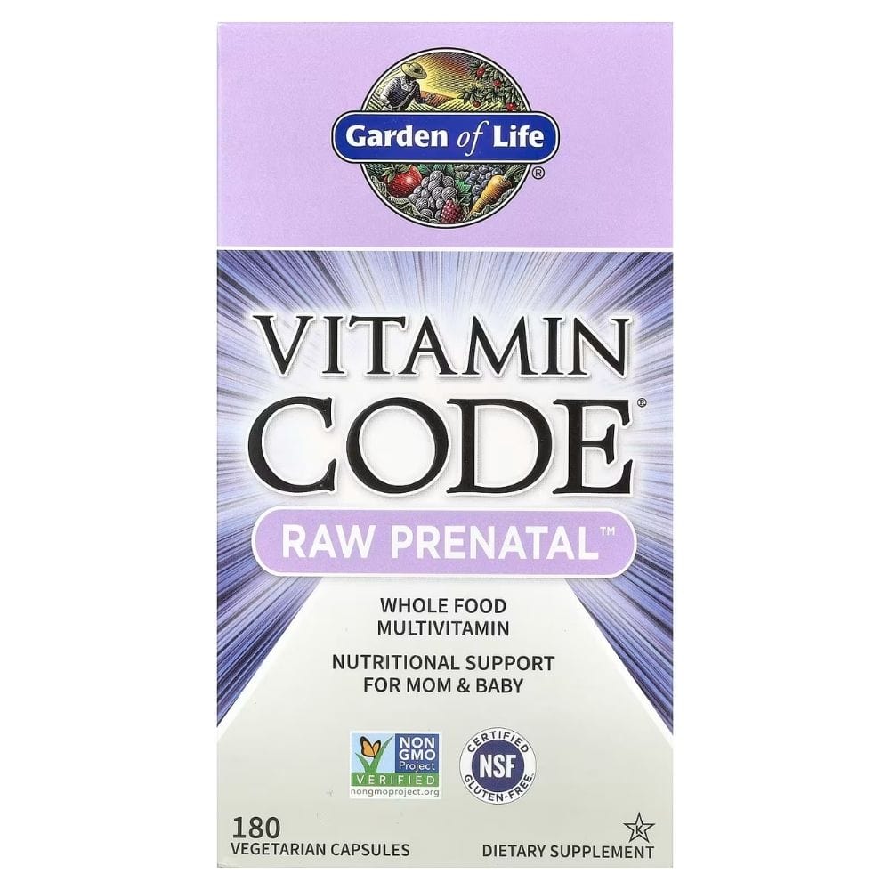 Garden of Life Vitamin Code RAW Prenatal - 180 Capsules