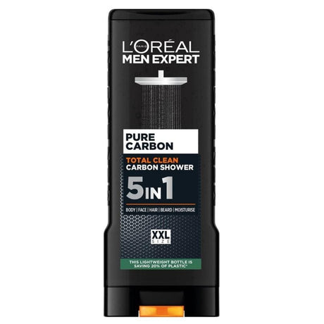 L'Oréal Paris Men Expert Pure Carbon Total Clean 5in1 Shower Gel - 400 ml
