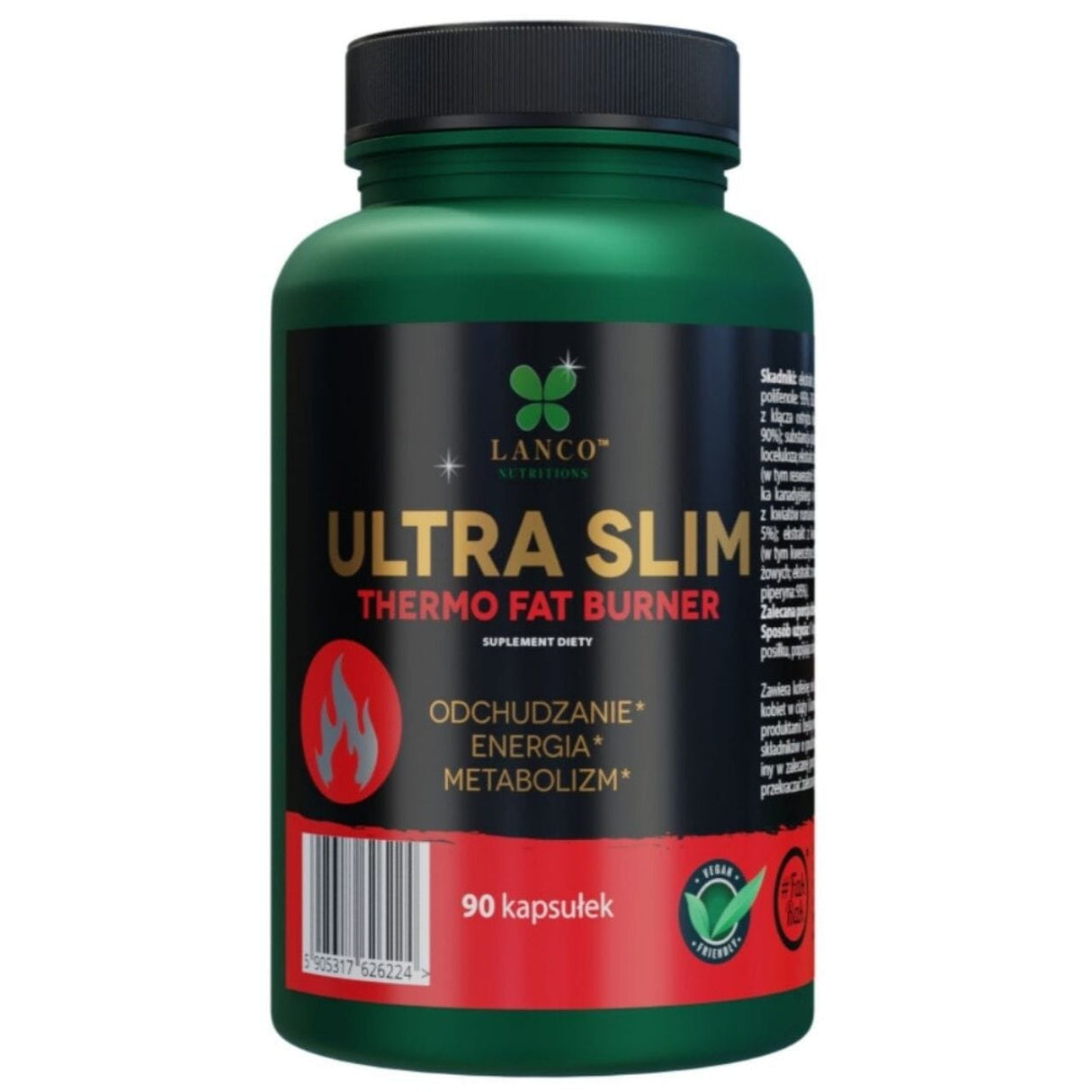 Lanco Nutritions Ultra Slim Thermo Fat Burner - 90 Capsules