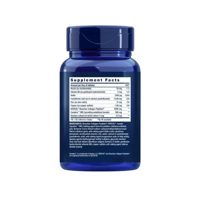 Life Extension Hair, Skin & Nails Collagen Plus Formula EU - 120 Tablets