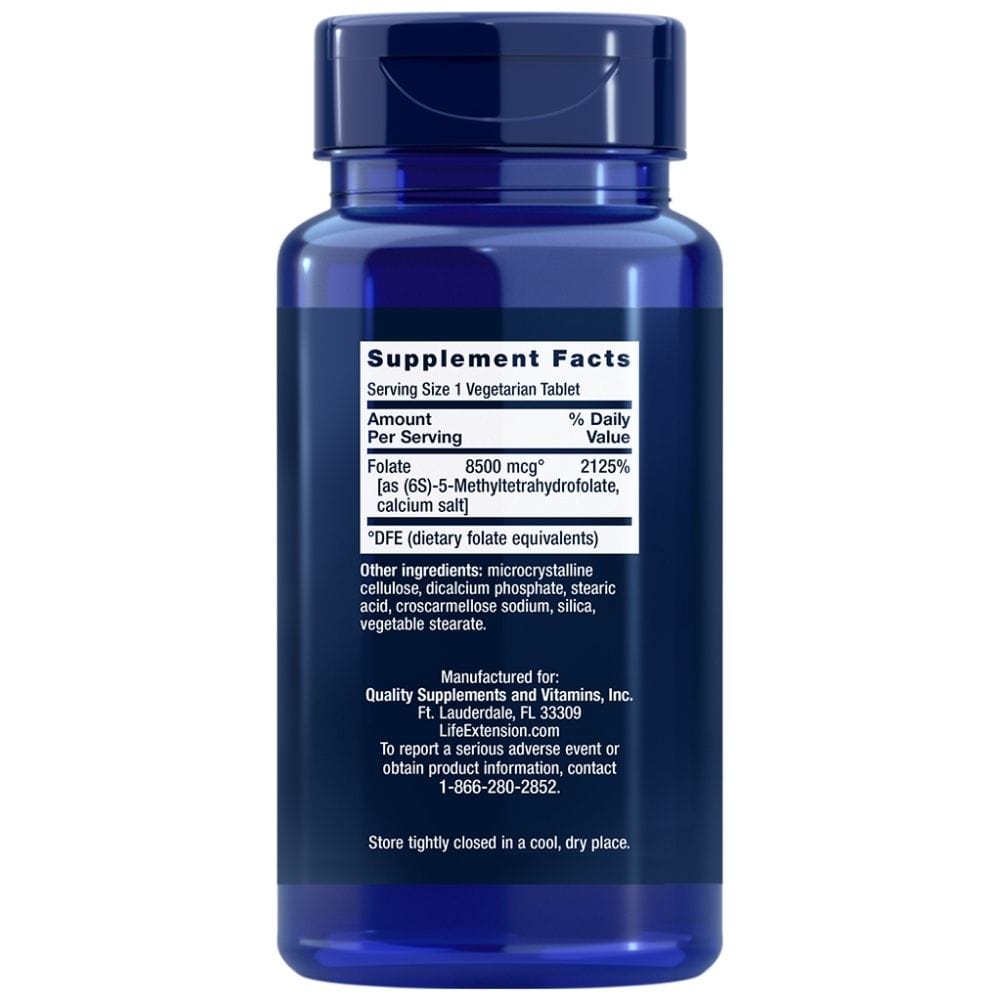 Life Extension High Potency Optimized Folate 8500 mcg - 30 Tablets