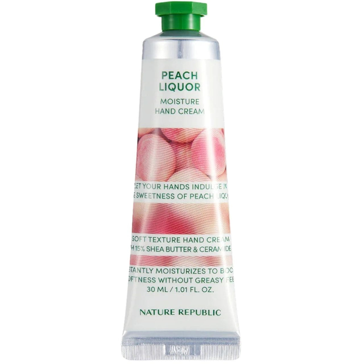 Nature Republic Hand Cream, Peach Liqueur - 30 ml