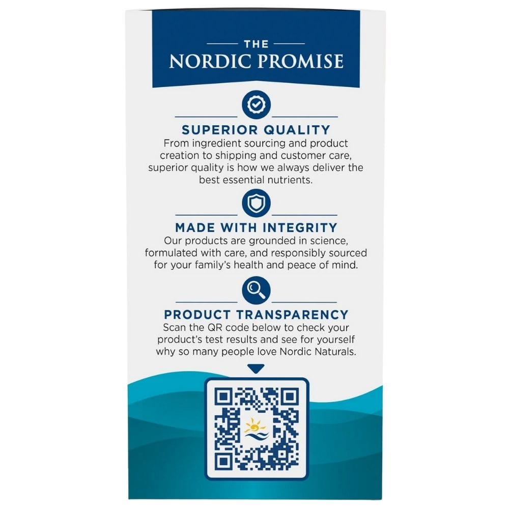 Nordic Naturals Algae DHA (Omega-3 from Algae) 500 mg - 60 Capsules