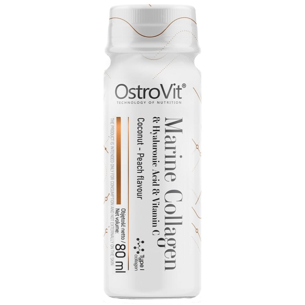Ostrovit Marine Collagen Shot, Coconut and Peach - 80 ml