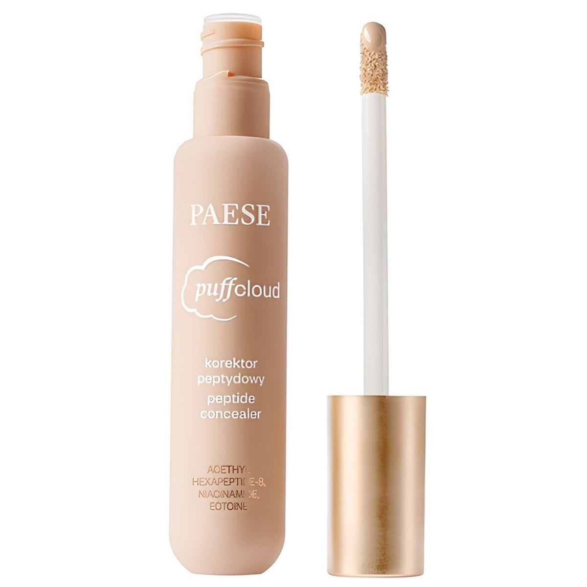 Paese Puff Cloud Peptide Concealer, Shade 02N Nude - 7 ml
