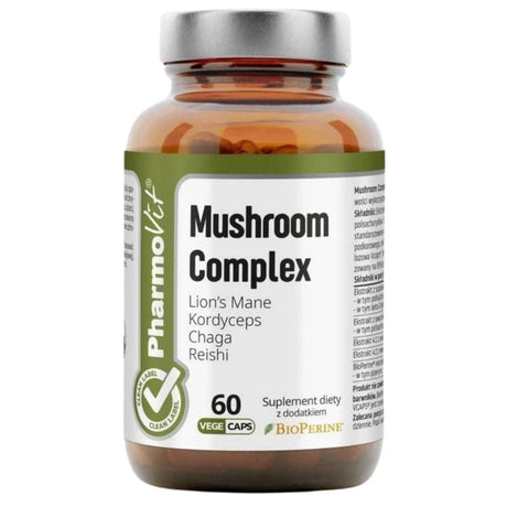 PharmoVit Mushroom Complex - 60 Capsules