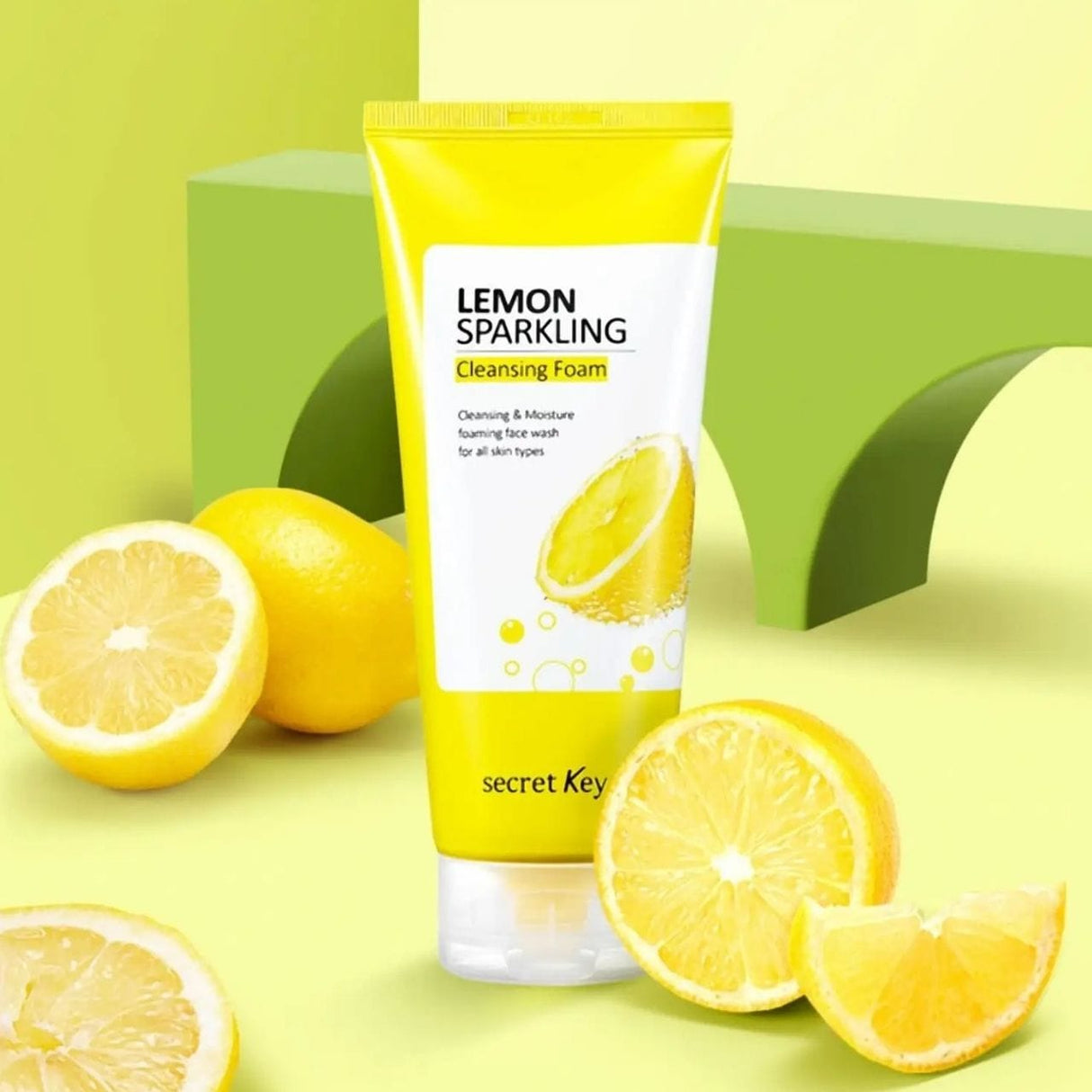 Secret Key Lemon Sparkling Face Scrub - 120 ml