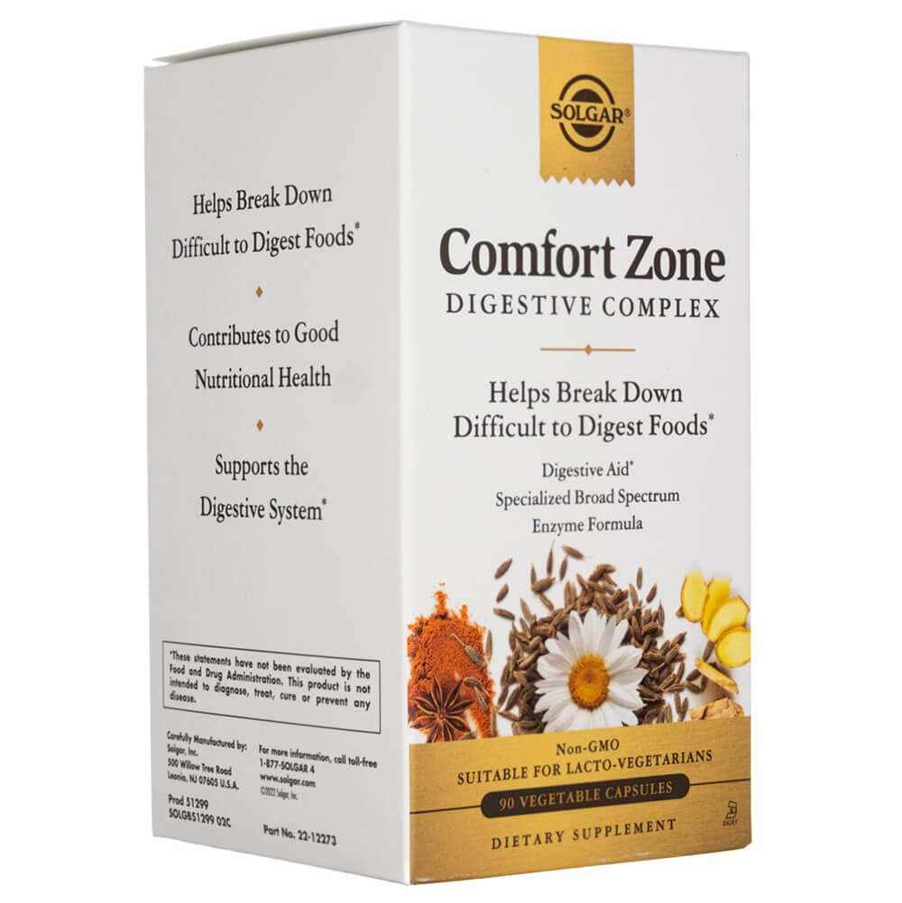 Solgar Comfort Zone Digestive Complex - 90 Veg Capsules