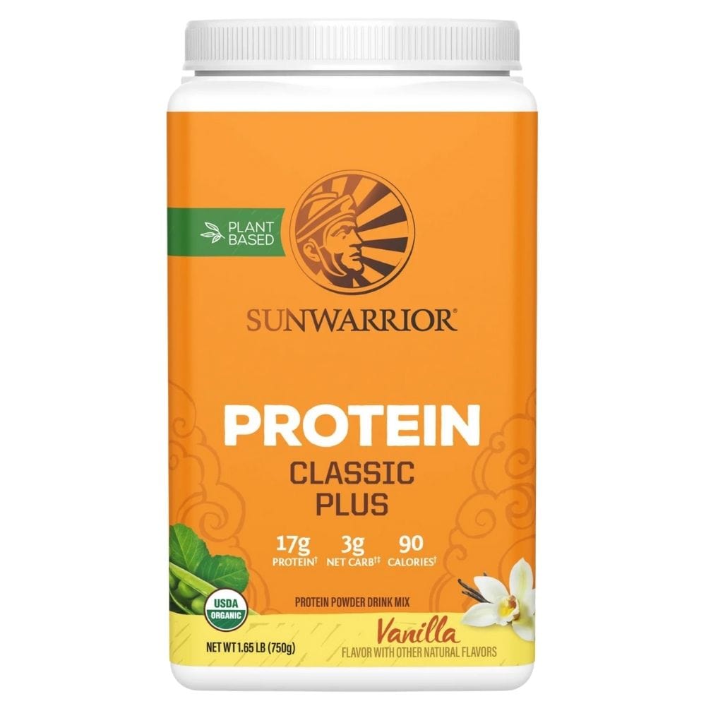 Sunwarrior Classic Plus Protein, Plant Protein, Vanilla - 750 g