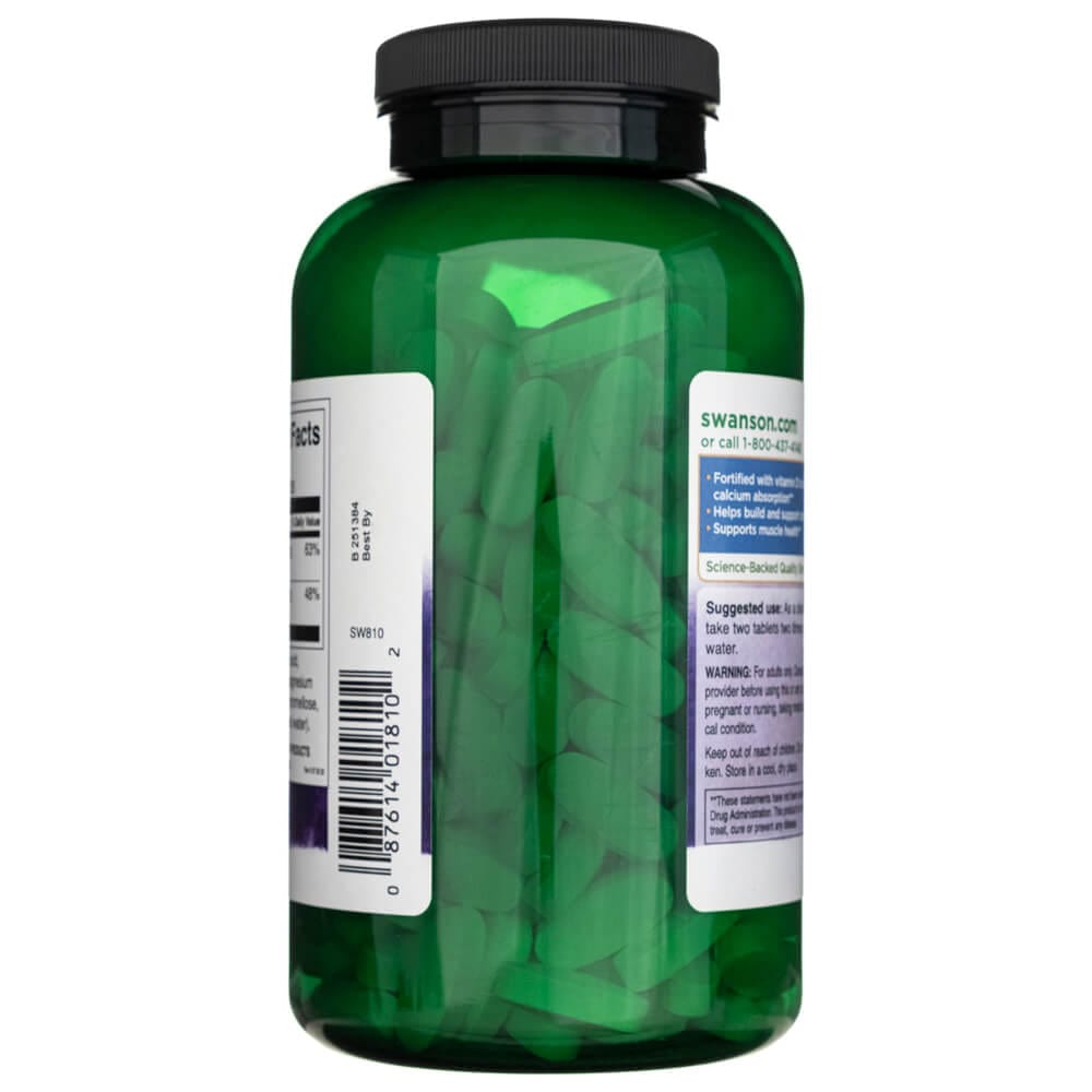 Swanson Calcium Citrate & Vitamin D3 - 250 Tablets