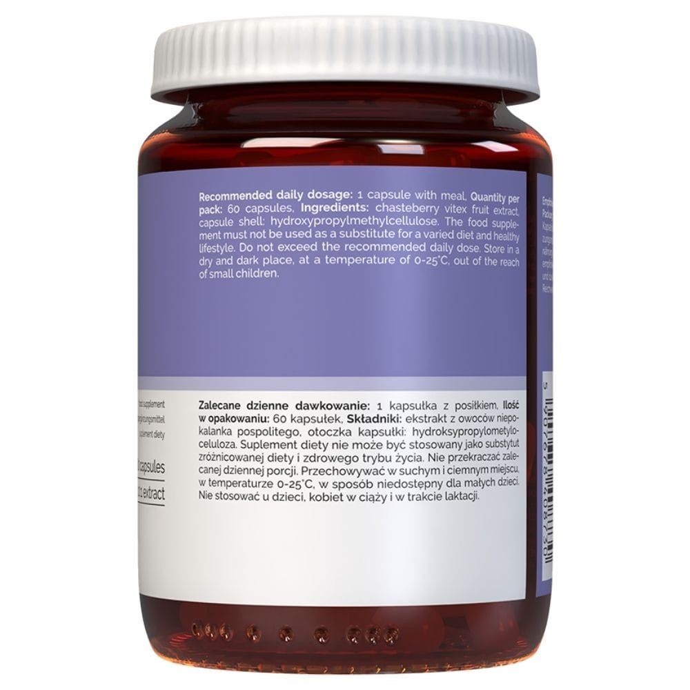 Vitaler's Chasteberry Vitex 500 mg - 60 Capsules