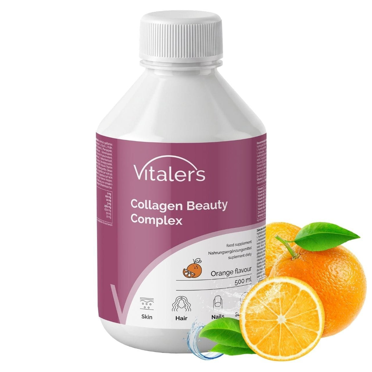 Vitaler's Collagen Beauty Complex, Orange - 500 ml