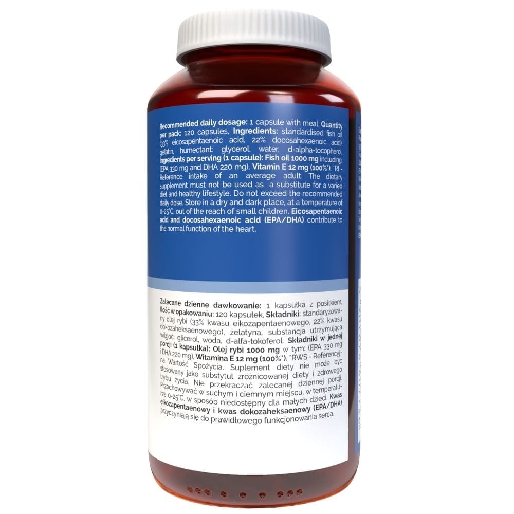 Vitaler's Omega-3 FORTE 1000 mg - 120 Capsules