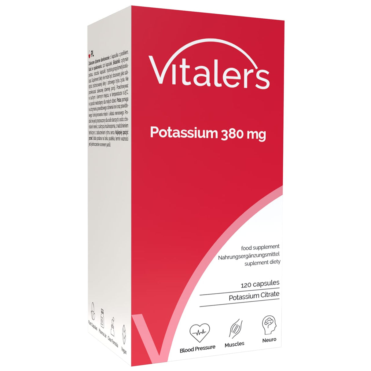 Vitaler's Potassium Citrate 380 mg - 120 Capsules