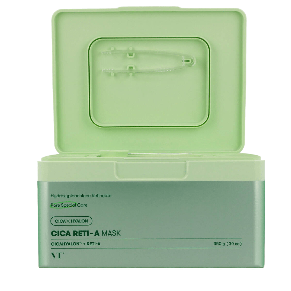 VT Cosmetics Cica Reti-A Mask Cicahyalon™ + Retinol - 30 Pieces