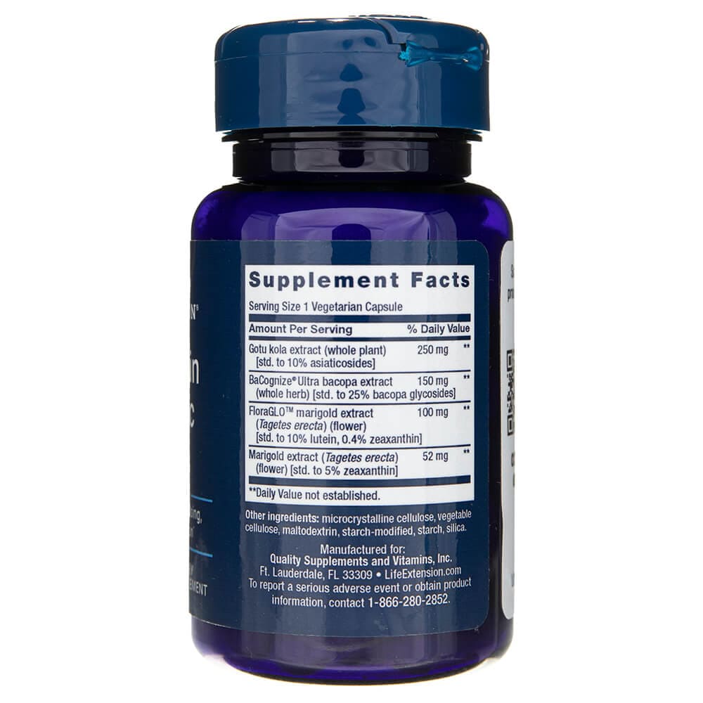 Life Extension Quick Brain Nootropic - 30 Veg Capsules