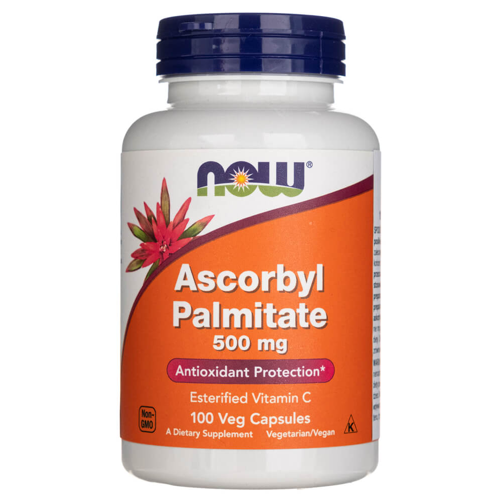 Now Foods Ascorbil Palmitato 500mg - 100 Capsule Vegetali