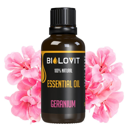 Olio essenziale di geranio Bilovit - 30 ml
