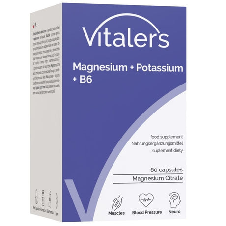 Vitaler's Magnesio 100 mg + Potassio 150 mg + Vitamina B6 6 mg - 60 capsule