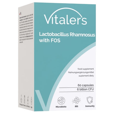 Vitaler's Lactobacillus Rhamnosus con FOS (Probiotico) - 60 capsule