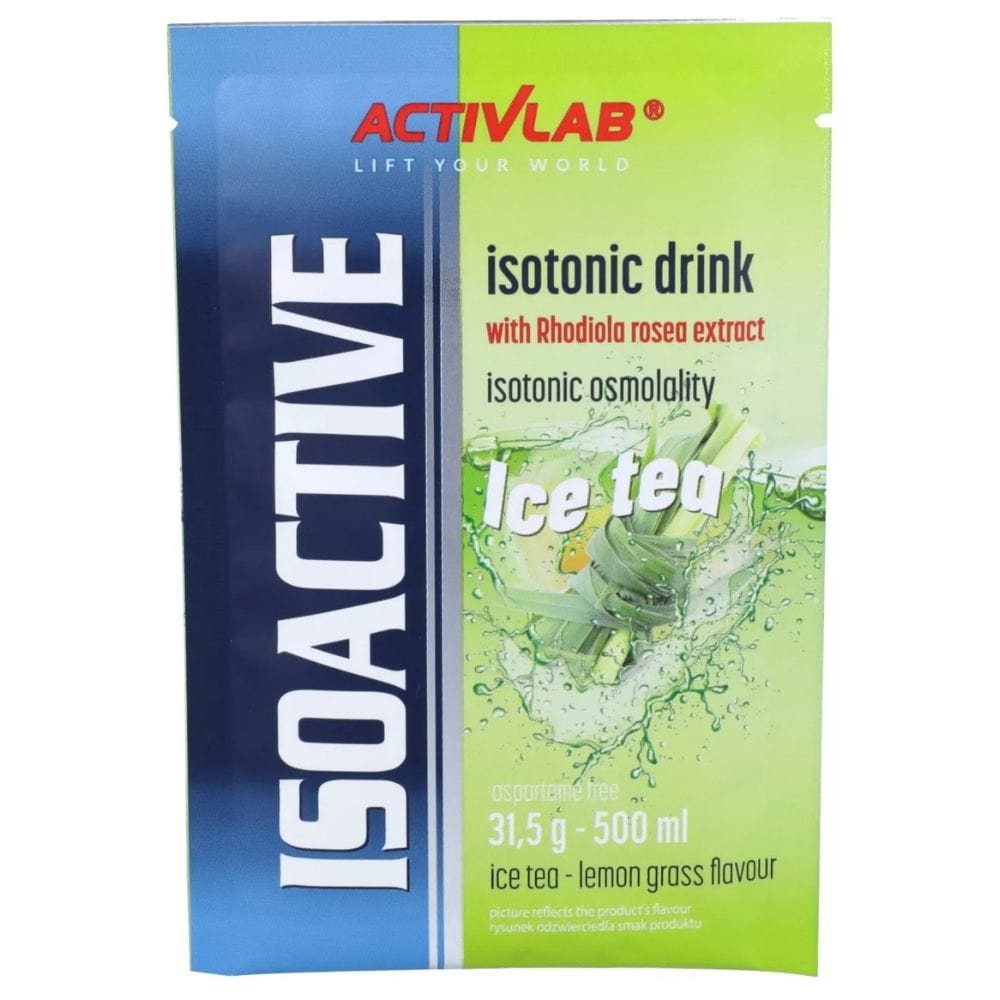 Activlab Isoactive Isotonic with Rhodiola, Lemongrass Tea - 31,5 g