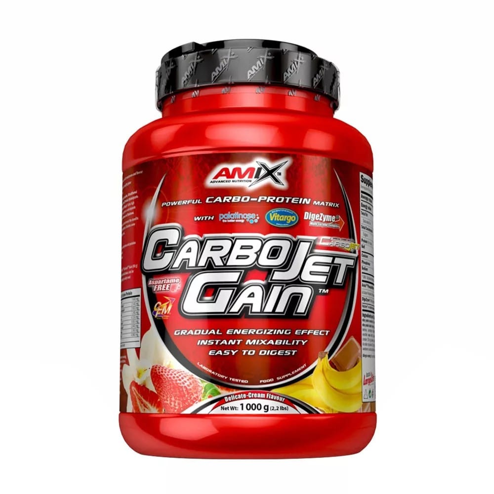 Amix CarboJET Gain, Banana - 1000 g