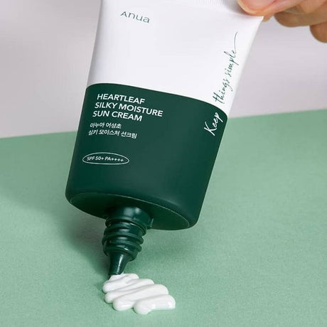 Anua Heartleaf Silky Moisture Sunscreen SPF 50+ PA++++ - 50 ml