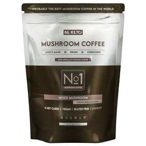 BeKeto Instant Coffee Mushroom, French Vanilla - 250 g