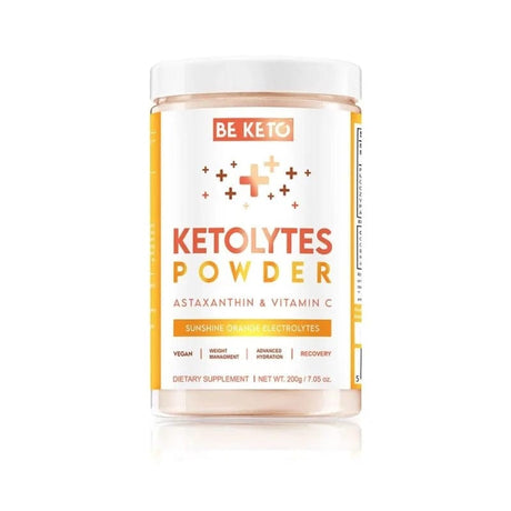 BeKeto Ketolytes Electrolytes, Sunshine Orange - 200 g
