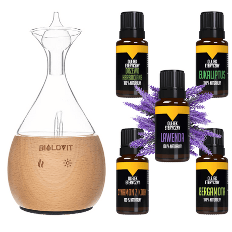 Bilovit Essential Oil Nebuliser Set + 5 Essential Oils