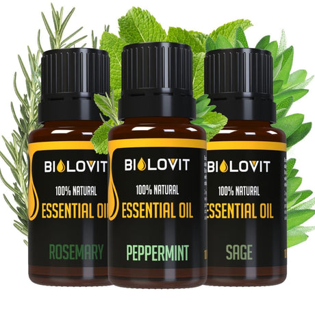 Bilovit Essential Oil Set for Concentration - 3 Pieces