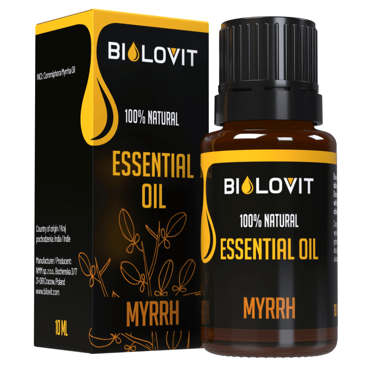 Bilovit Myrrh Essential Oil - 10 ml
