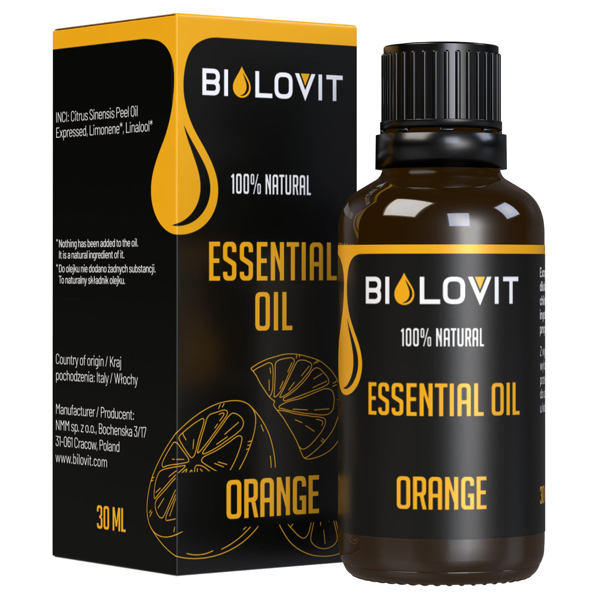 Bilovit Orange Essential Oil - 30 ml
