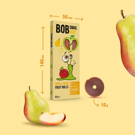 Bob Snail Apple & Pear Snack with No Added Sugar - 30 g