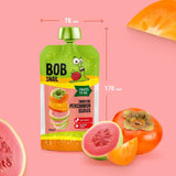 Bob Snail Smoothie Persimmon & Guava Sugar Free - 120 g