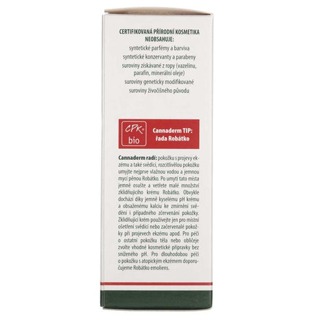 Cannaderm Robatko Soothing Cream with a Slightly Acidic pH - 50 g