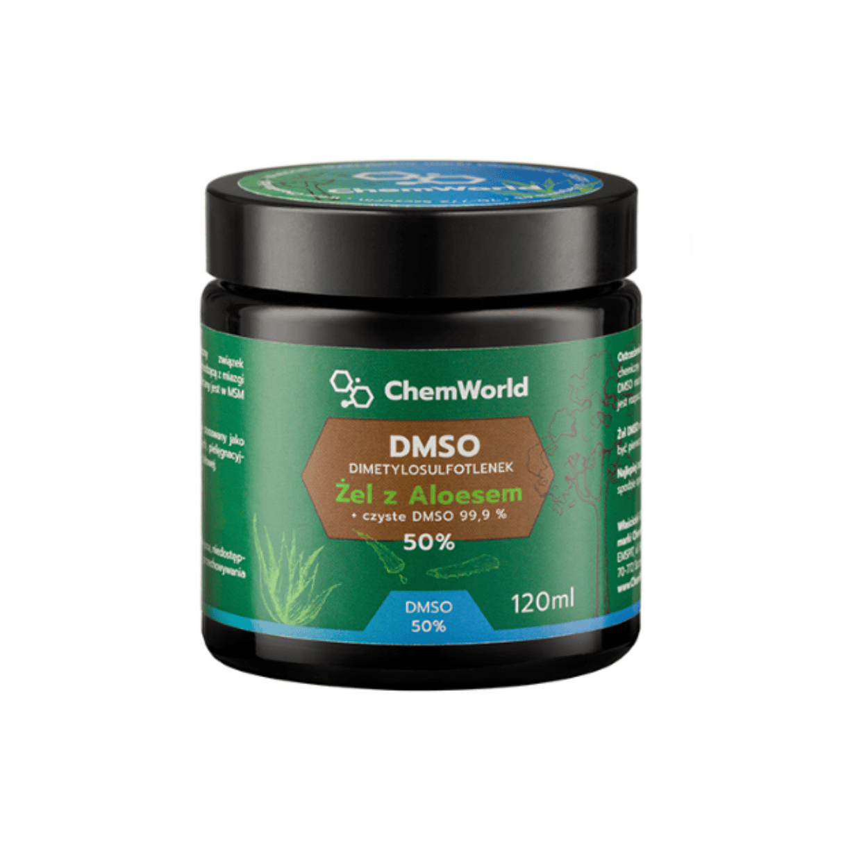 ChemWorld DMSO 50% Gel with Aloe Vera - 120 ml