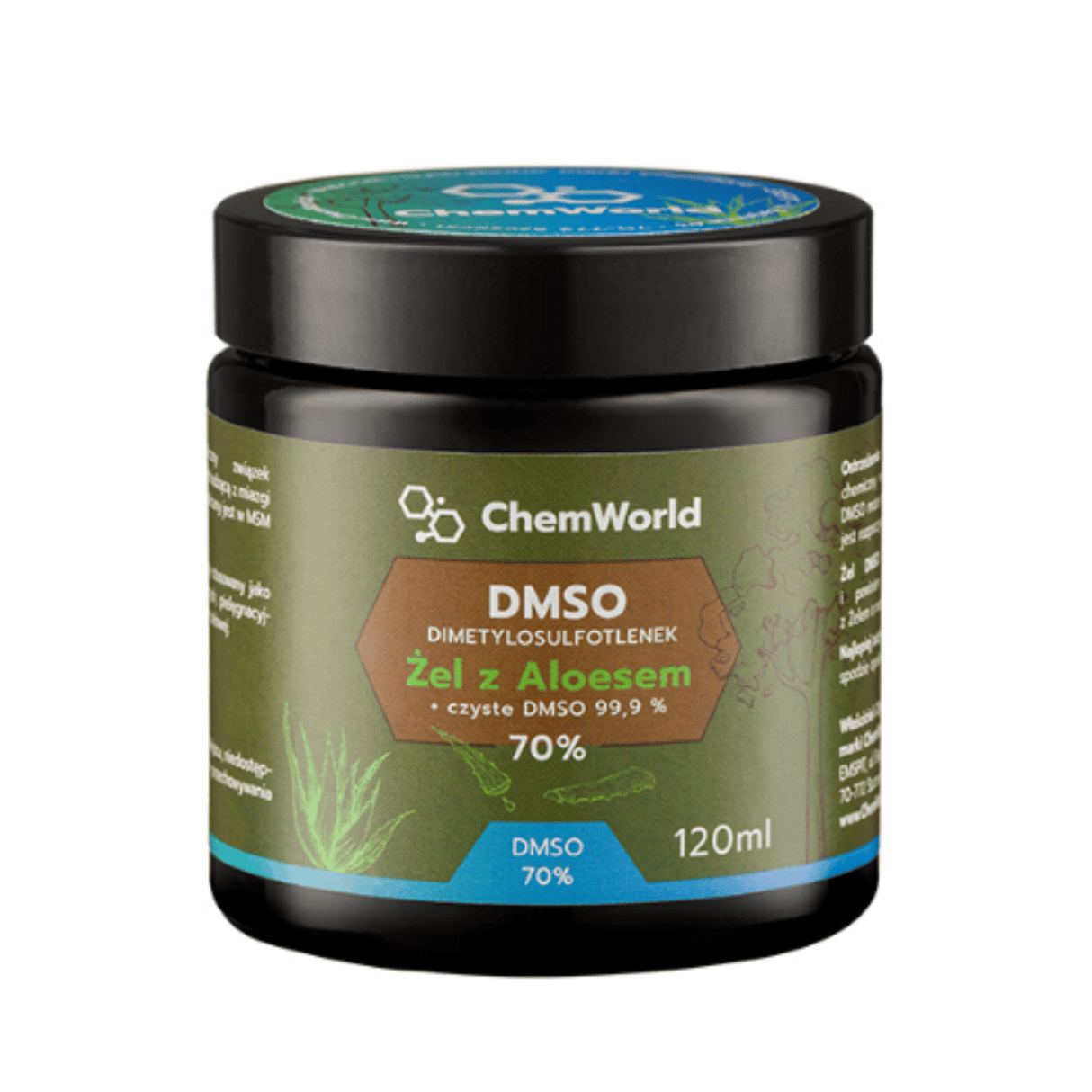 ChemWorld DMSO 70% Gel with Aloe Vera - 120 ml