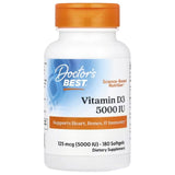 Doctor's Best Vitamin D3 5000 IU - 180 Softgels