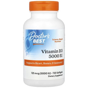 Doctor's Best Vitamin D3 5000 IU - 720 Softgels