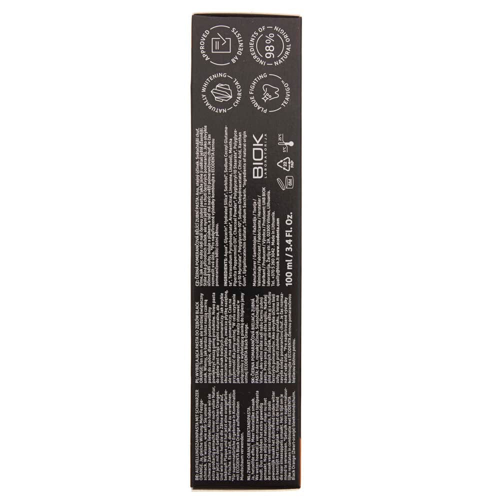 Ecodenta Toothpaste Whitening Black Orange - 100 ml
