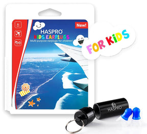 Haspro Kids Earplugs for Children for Flying