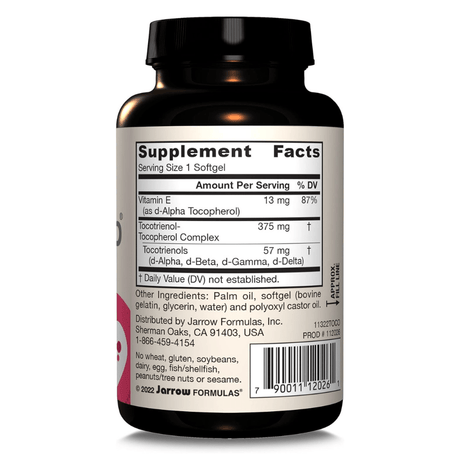 Jarrow Formulas Toco-Sorb, Mixed Tocotrienols and Vitamin E - 60 Softgels